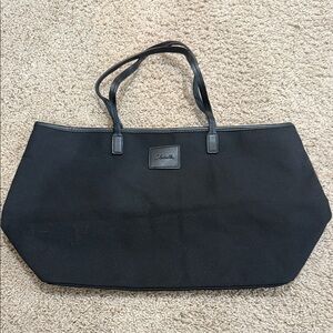 Cleobella Elegant Black Canvas Tote